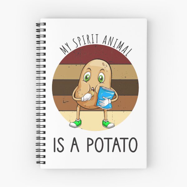 Item preview, My Spirit Animal Is A Potato - Funny Vintage Sunset designed and sold by JustBeStylish.