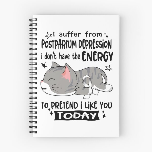 Item preview, Postpartum Depression Awareness, I Suffer From Postpartum Depression i don't have the ENERGY to Pretend i like you Today designed and sold by Tammyilaria.