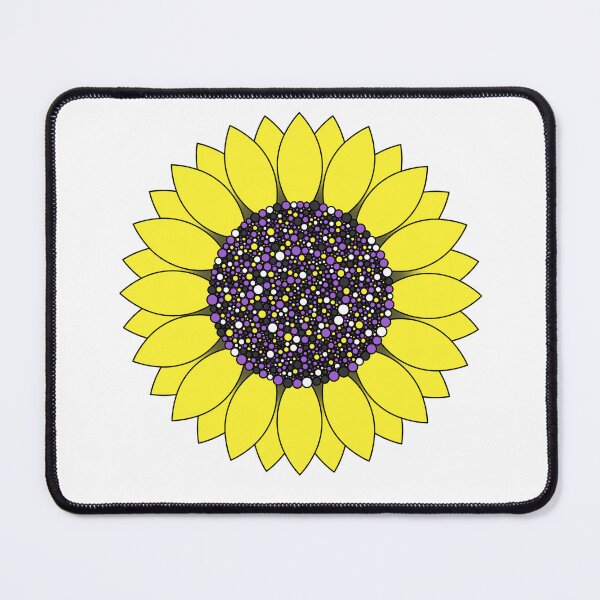 Item preview, Non-Binary Sunflower Pride Flag Flower designed and sold by Kai Buro.
