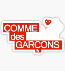 Comme Des Garcons: Stickers | Redbubble