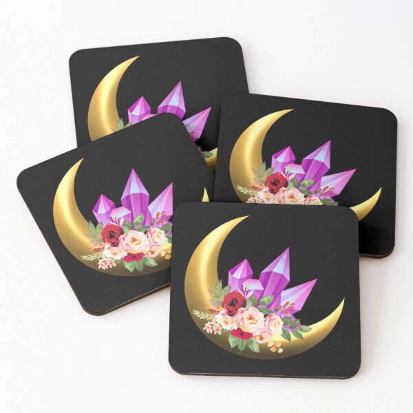 Item preview, Crystal Moon Flowers designed and sold by HolyWater SHOP.