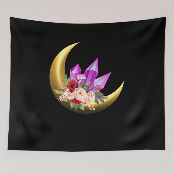 Item preview, Crystal Moon Flowers designed and sold by HolyWater SHOP.