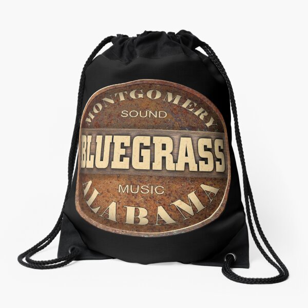 Montgomery Sound Bluegrass Music Alabama Drawstring Bag