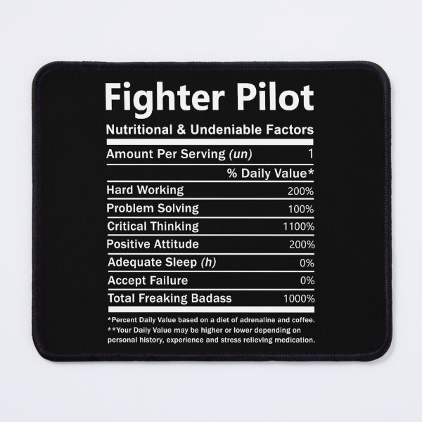 Item preview, Fighter Pilot T Shirt - Nutritional And Undeniable Factors Gift Item Tee designed and sold by watkinsmat.