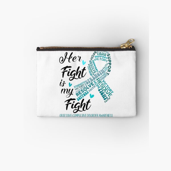 Item preview, Obsessive Compulsive Disorder Warrior, Her Fight is my Fight Obsessive Compulsive Disorder Awareness designed and sold by Greggwillard.