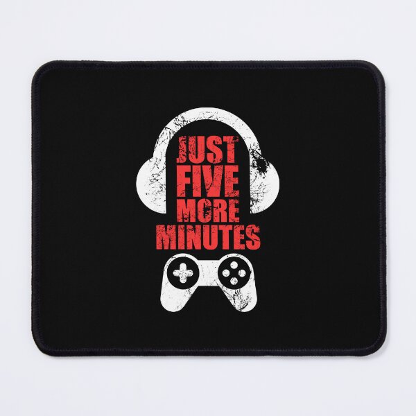 Item preview, Just Five More Minutes Gaming, Gamer Gift Idea designed and sold by FNStuff.