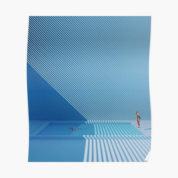 Swim Pool from Hockney poster Poster