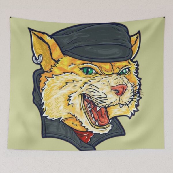 Item preview, Biker cat designed and sold by Rejcharms.