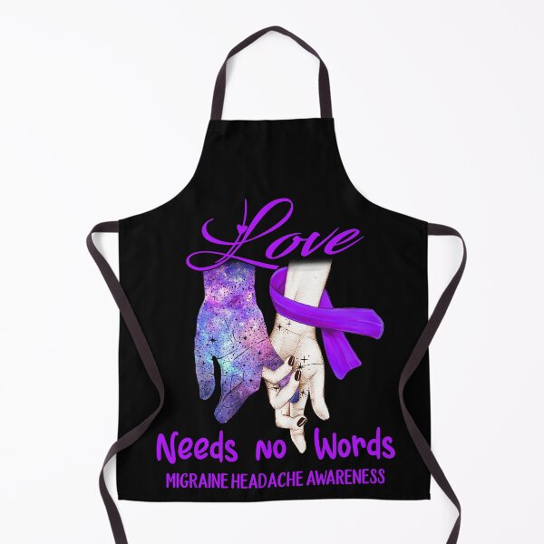 Item preview, Migraine Headache Awareness - Love Needs No Words designed and sold by ArangoaStore.