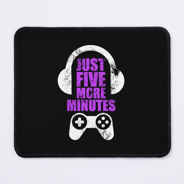 Item preview, Just Five More Minutes Gaming, Gamer Gift Idea designed and sold by FNStuff.
