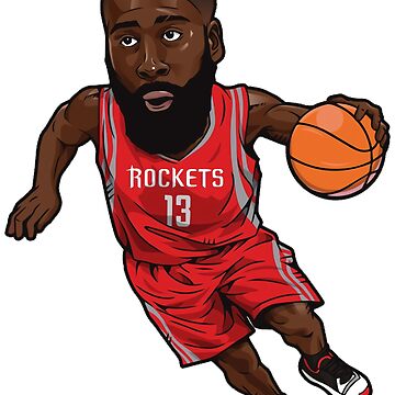 James Harden Draw Chibi Art Board Print
