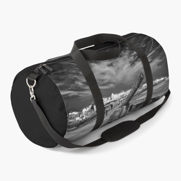 Item preview, Bridlington North Pier Cannon monochrome  designed and sold by Alisonchambers2.