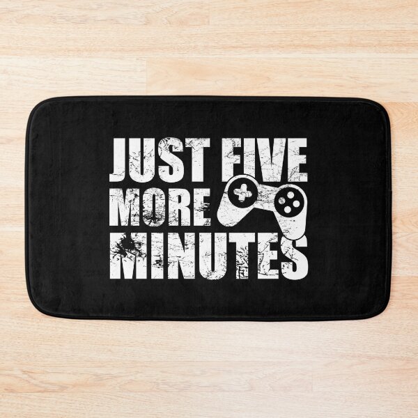Item preview, Just Five More Minutes Gaming, Gamer Gift Idea designed and sold by FNStuff.