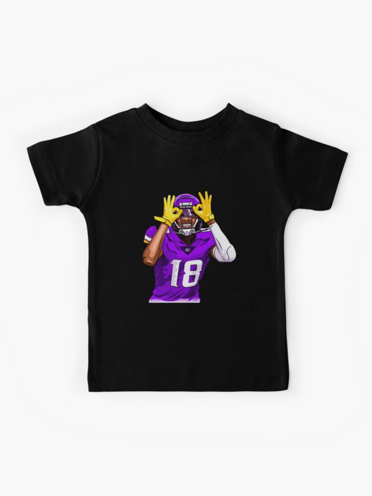 Justin Jefferson Shirt 90s Vintage Graphic Minnesota Football Shirt