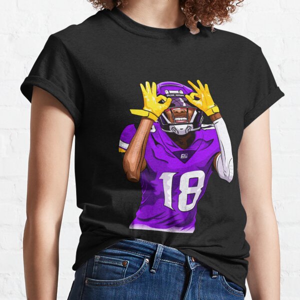 Justin Jefferson Shirt Minnesota Vikings T Shirt Gifts for Vikings Fans -  Happy Place for Music Lovers