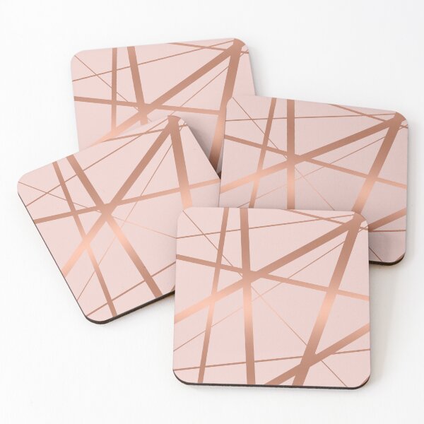 Item preview, Pink and Copper Geometric Lines designed and sold by UrbanEpiphany.