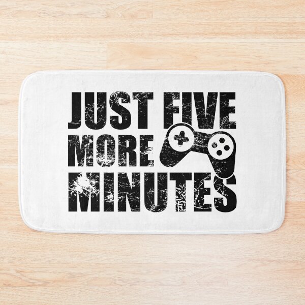 Item preview, Just Five More Minutes Gaming, Gamer Gift Idea designed and sold by FNStuff.