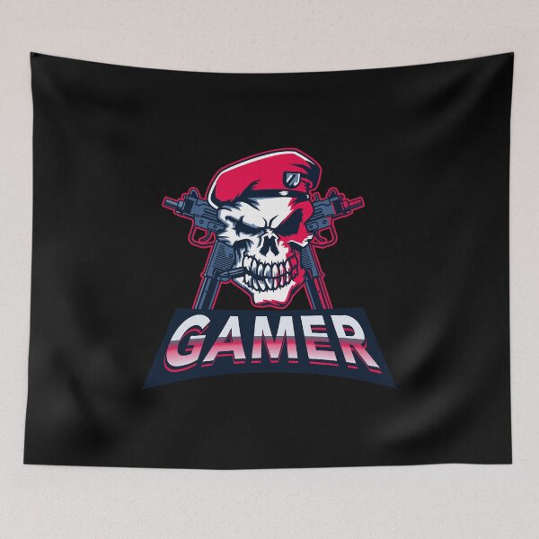 Item preview, Gamer with Horrifying Skull designed and sold by PRIVARSHU.