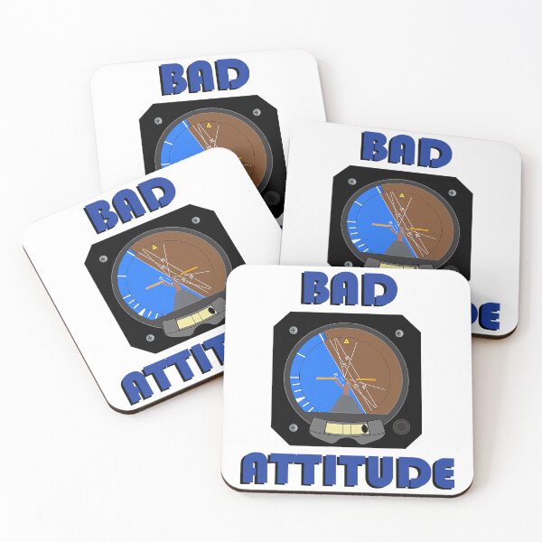 Item preview, Bad Attitude pilot attitude indicator designed and sold by HaladMusafi.