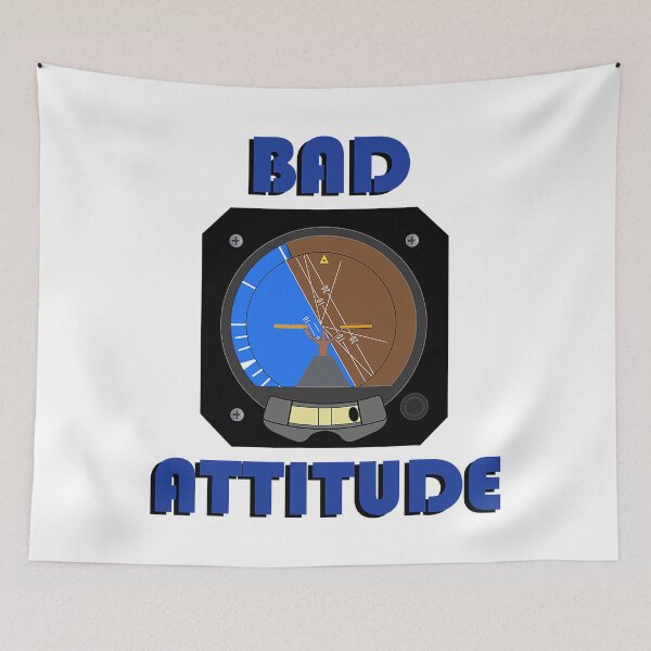 Item preview, Bad Attitude pilot attitude indicator designed and sold by HaladMusafi.