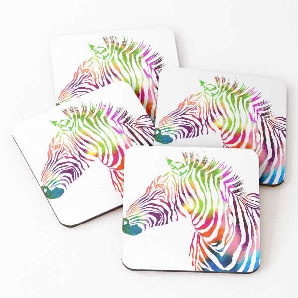 Item preview, Rainbow Zebra Print, Zebra Stripes designed and sold by The Masked Designer.