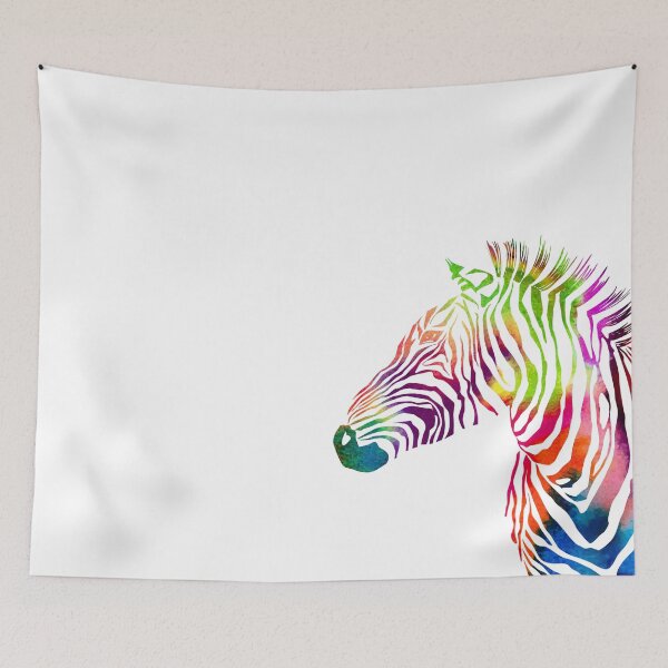 Item preview, Rainbow Zebra Print, Zebra Stripes designed and sold by The Masked Designer.