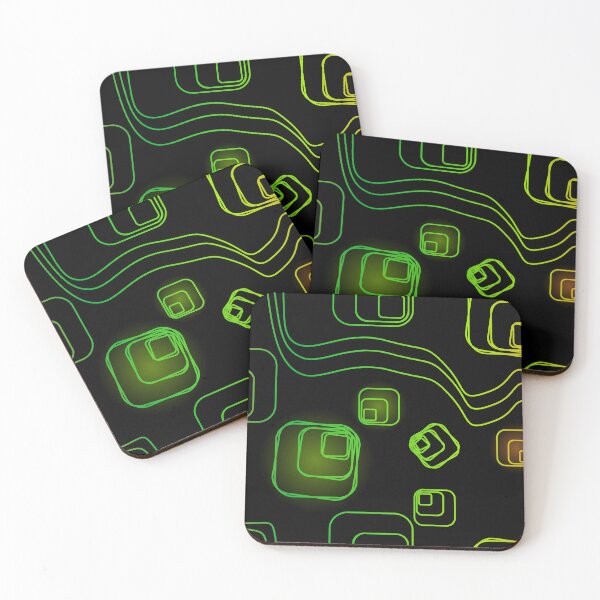 Item preview, Rainbow color squares and lines  designed and sold by ReflectedCrafts.