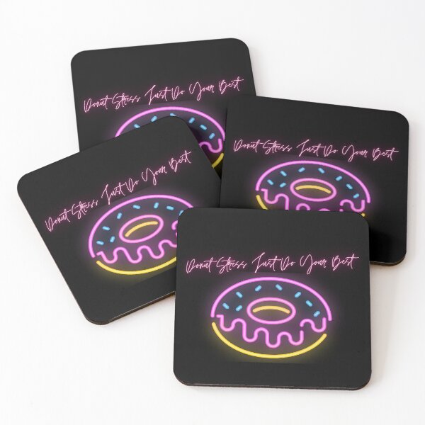 Item preview, Neon Donut Stress Just Do Your Best And Donut Stop Trying On Test Day  designed and sold by Marshmello-.
