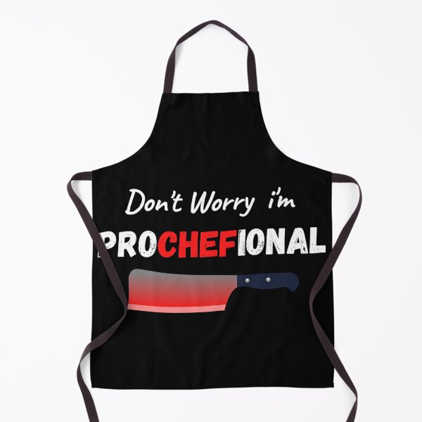 Item preview, Don't Worry I Am Professional Pro Chef Funny Apron w/ Pockets| Funny Kitchen Chef Apron| Professional Cook Grill BBQ Master Apron Gift Apron designed and sold by Alexa5454.