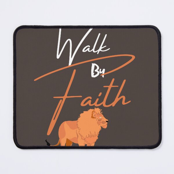 Item preview, Walk By Faith Graphic Poster designed and sold by ChristCentered.