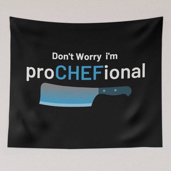 Item preview, Don't Worry I Am Professional Pro Chef Funny Apron w/ Pockets| Funny Kitchen Chef Apron| Professional Cook Grill BBQ Master Apron Gift Apron designed and sold by Alexa5454.