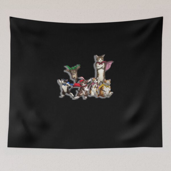 Item preview, famille de chats super héros T-shirt classique designed and sold by UlfEk.
