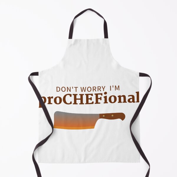 Item preview, Don't Worry I Am Professional Pro Chef Funny Apron w/ Pockets| Funny Kitchen Chef Apron| Professional Cook Grill BBQ Master Apron Gift Apron designed and sold by Alexa5454.
