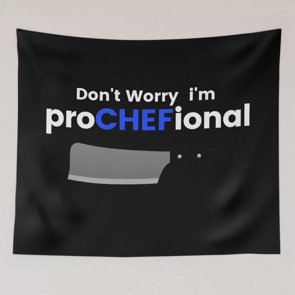 Item preview, Don't Worry I Am Professional Pro Chef Funny Apron w/ Pockets| Funny Kitchen Chef Apron| Professional Cook Grill BBQ Master Apron Gift Apron designed and sold by Alexa5454.