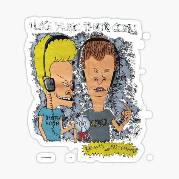 "beavis And Butthead Classic " Sticker By MelissaAudler | Redbubble