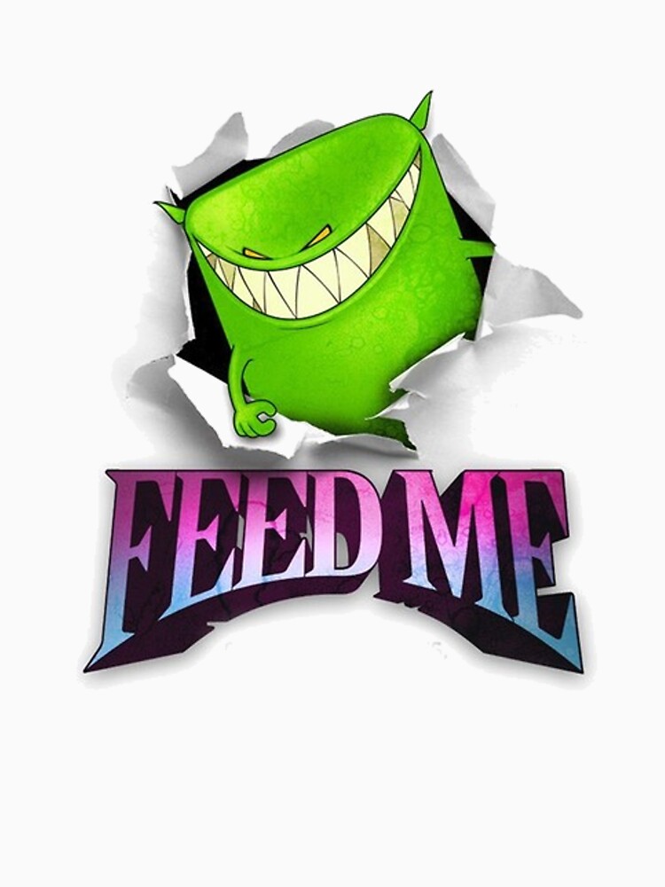 "Feed Me logo" T-shirt for Sale by Wyllydd | Redbubble | feed me t-shirts - dubstep t-shirts