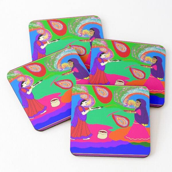 Item preview, Holi- The festival of colours- painting no 7 designed and sold by Sharmishtha  Basu.