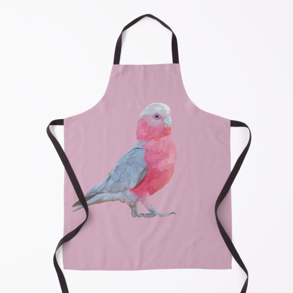 Item preview, Australian Pink and Grey Galah. Strutting his stuff! Beautiful australian parrot. Original artwork designed and sold by PlumpPlumStudio.