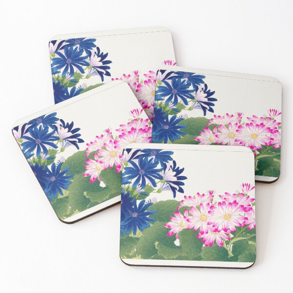 Item preview, Traditional Japanese Cineraria - Antique Flower Illustration designed and sold by FrostMintStudio.