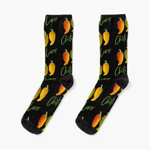 Berry red socks with finger graphic – Chili fashion & art gallery