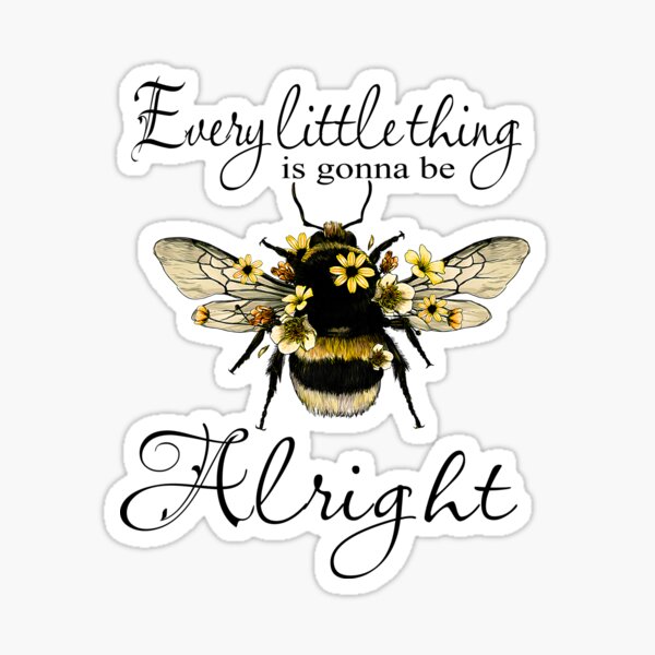 Every Little Thing Is Gonna Be Alright Funny Bird T-Shirt