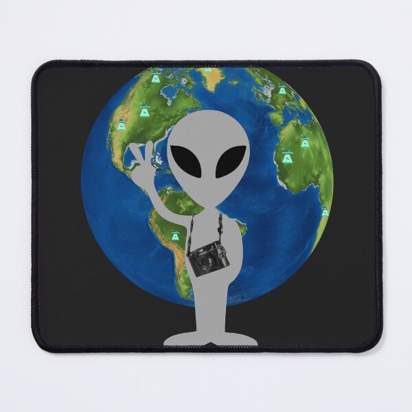 Item preview, Just visiting intergalactic tourism design designed and sold by MamaNeeaDesigns.