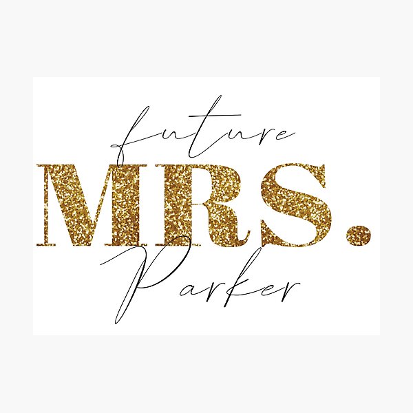 Item preview, Future Mrs Parker designed and sold by blacklittlemoon.