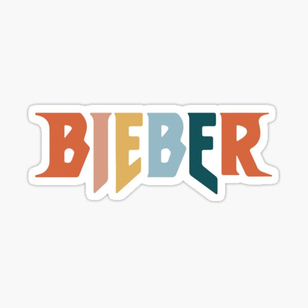 Justin Beiber Popstar Sticker