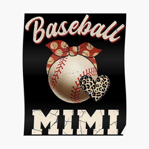 Baseball Mimi Mothers Day Baseball' Sticker