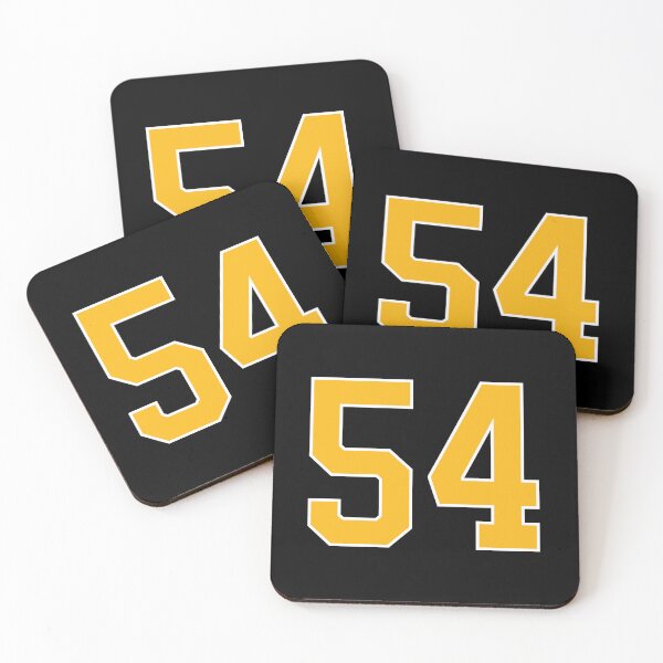 Item preview, Yellow Number 54 lucky sports jersey fifty four designed and sold by HeavyStyle.