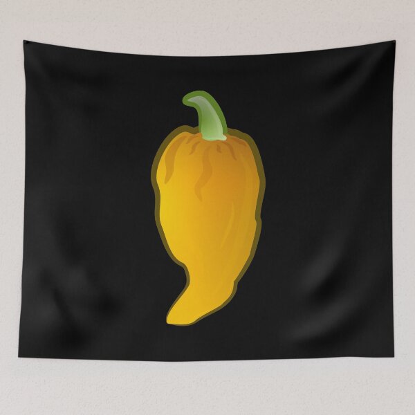 Item preview, Yellow Ghost Chili  designed and sold by BRU Design.