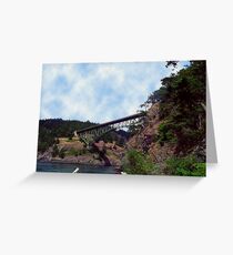 Deception Pass Bridge Greeting Card