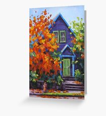 Fall in the Neighborhood Greeting Card