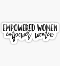Pegatina Mujeres empoderadas, empoderar a las mujeres